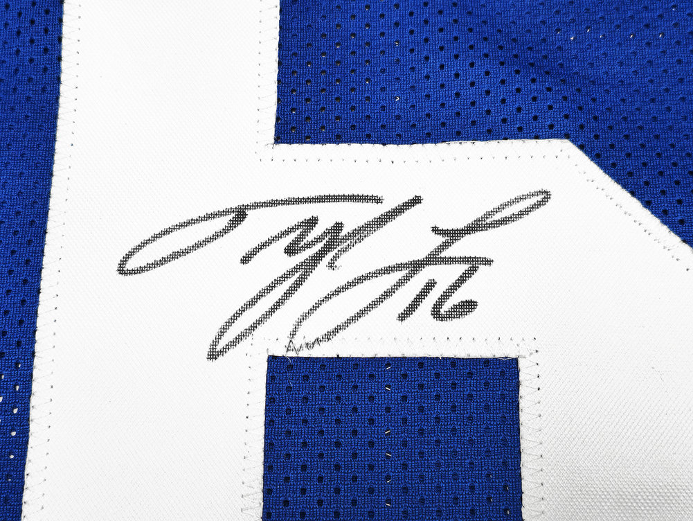 Seattle Seahawks Tyler Lockett Autographed Throwback Jersey Mcs Holo #222038 Image a