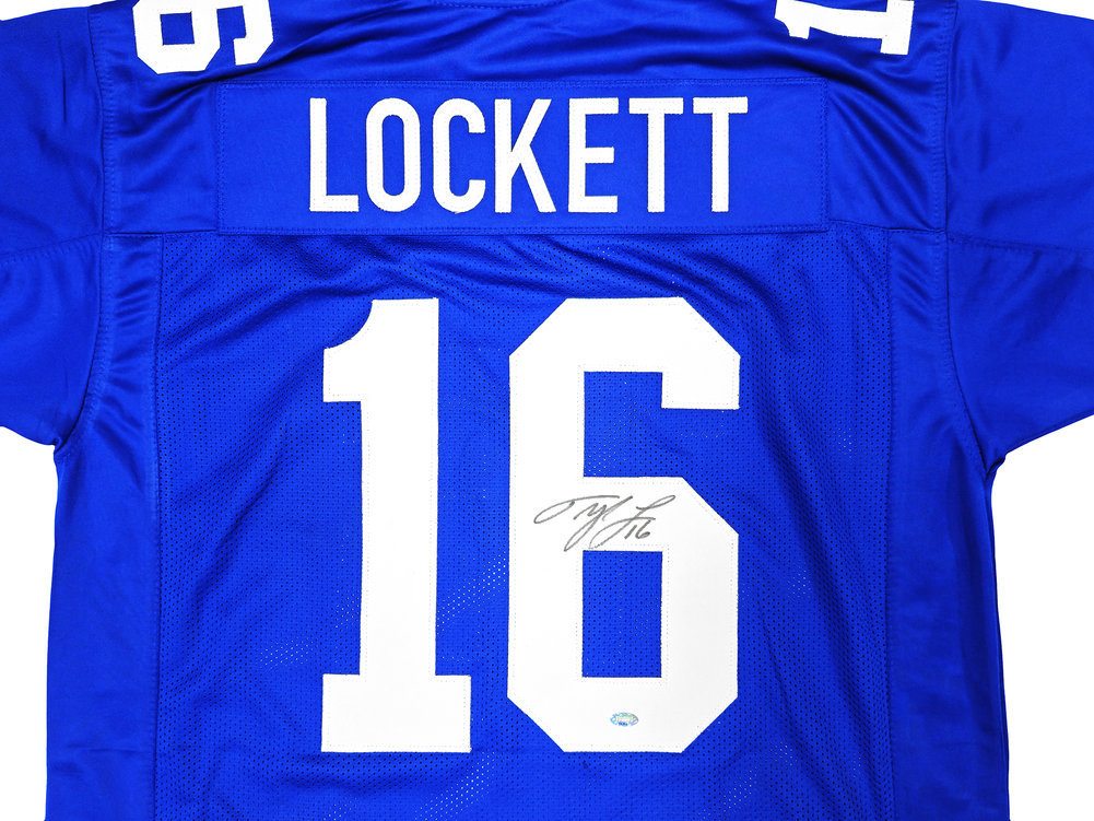 Seattle Seahawks Tyler Lockett Autographed Throwback Jersey Mcs Holo #222038 Image a