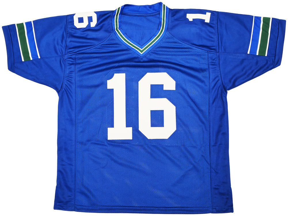 Seattle Seahawks Tyler Lockett Autographed Throwback Jersey Mcs Holo #222038 Image a
