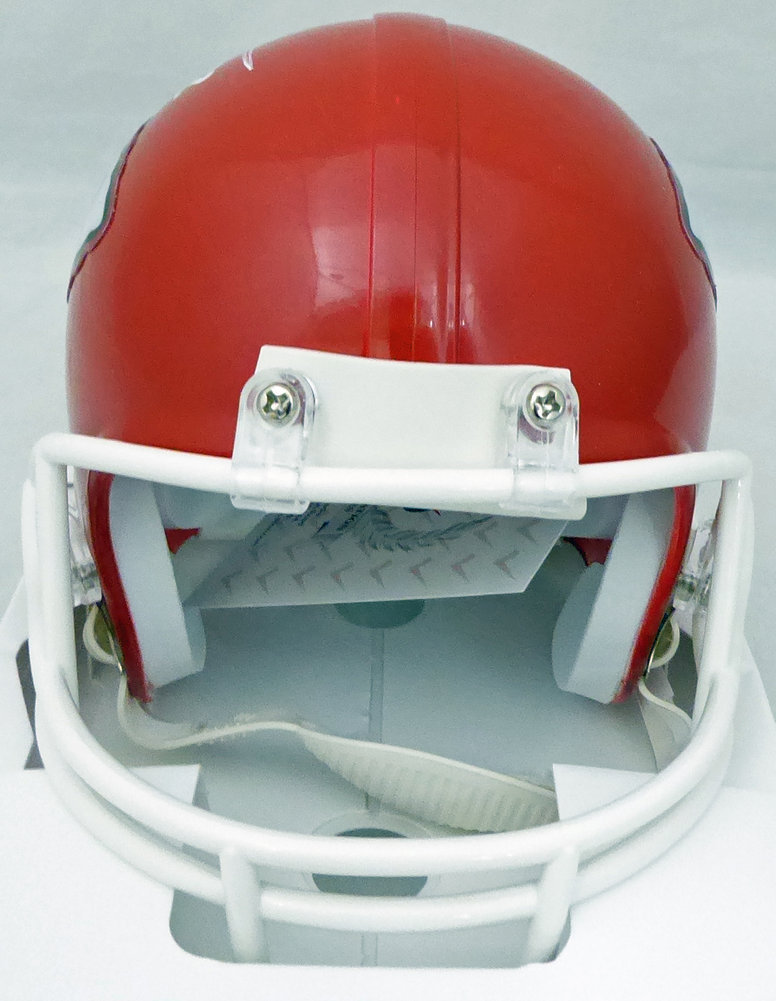 Tyrann Mathieu Autographed Kansas City Chiefs Mini Helmet Beckett Beckett Image a