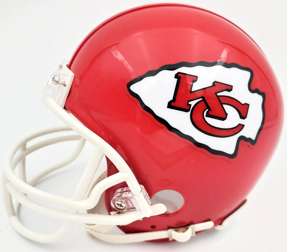 Tyrann Mathieu Autographed Kansas City Chiefs Mini Helmet Beckett Beckett Image a