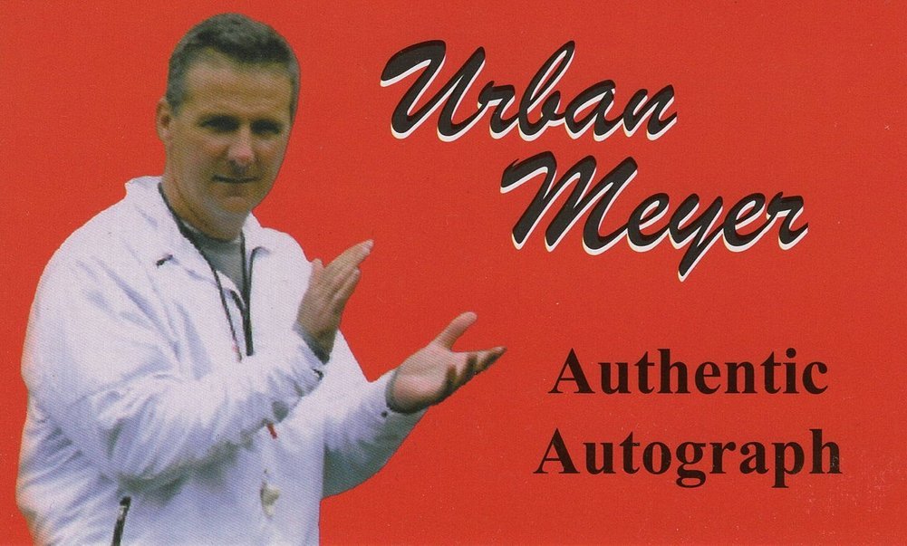 Urban Meyer OSU Autographed Signed Replica Helmet - Certified Authentic Image a