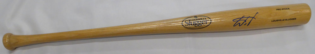 Wander Franco Autographed Louisville Slugger Bat Tampa Bay Rays JSA Image a