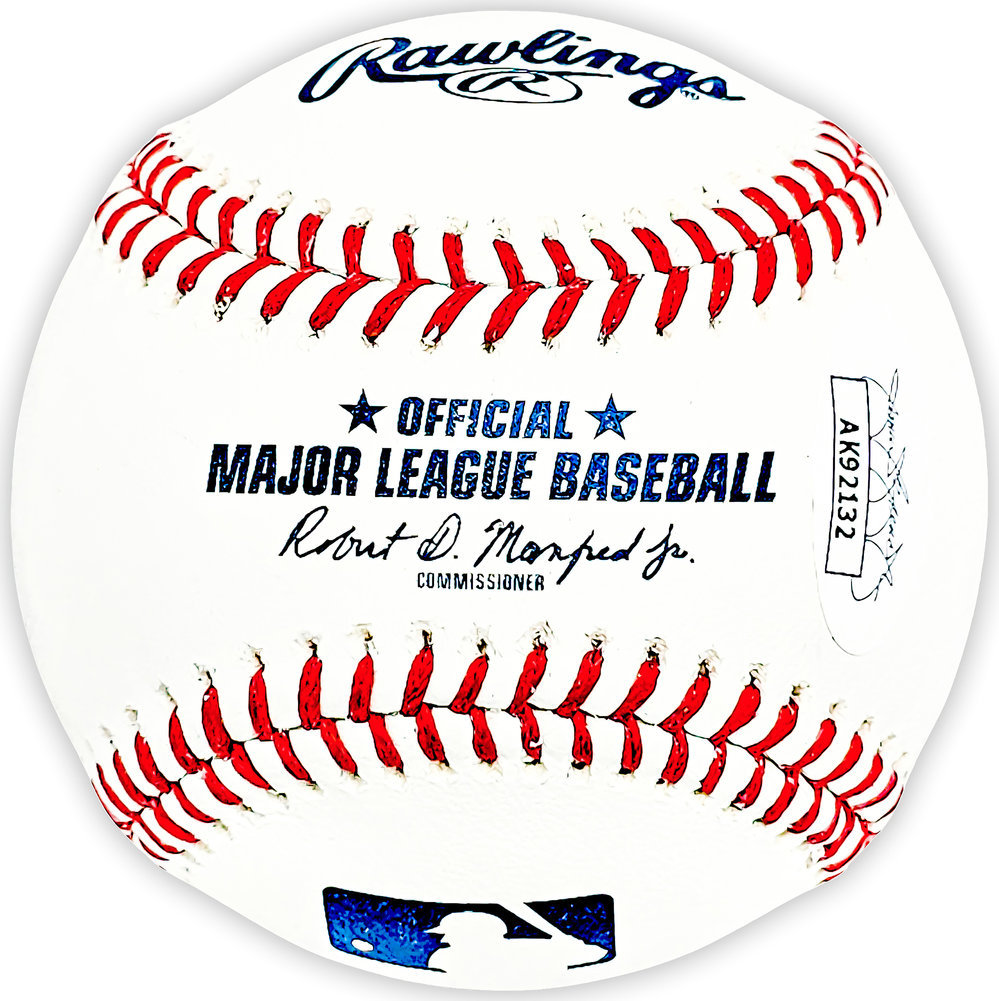 Wander Franco Autographed Official MLB Baseball Tampa Bay Rays JSA Image a