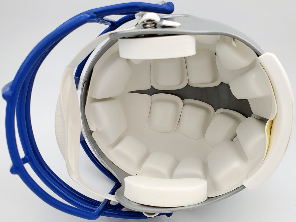 Warren Moon Autographed Signed Seattle Seahawks Full Size Gray Replica Throwback Helmet "HOF 06" Mcs Holo #187028 Image a