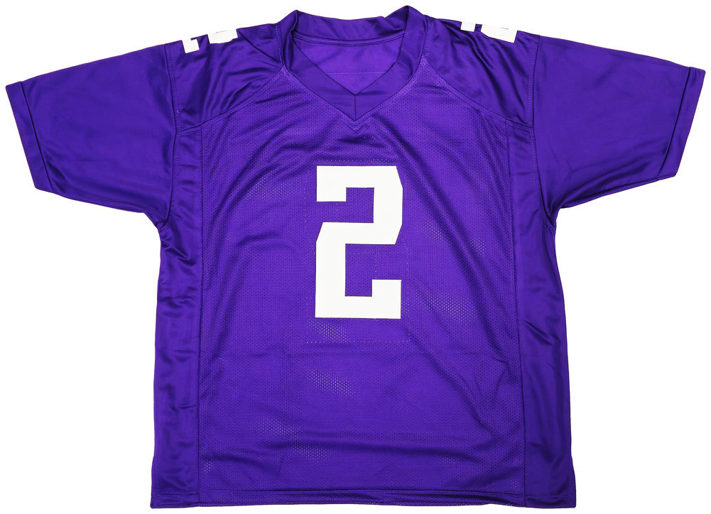 Washington Huskies Ja'lynn Polk Autographed Signed Purple Jersey Mcs Holo #222062 Image a
