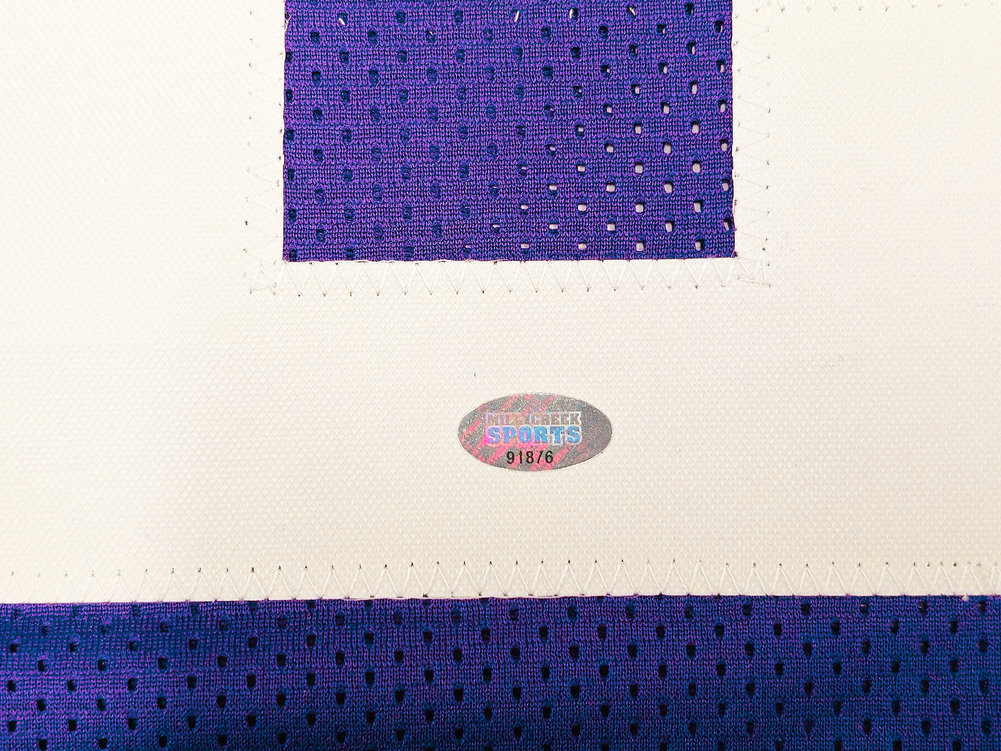 Washington Huskies Ja'lynn Polk Autographed Signed Purple Jersey Mcs Holo #222062 Image a