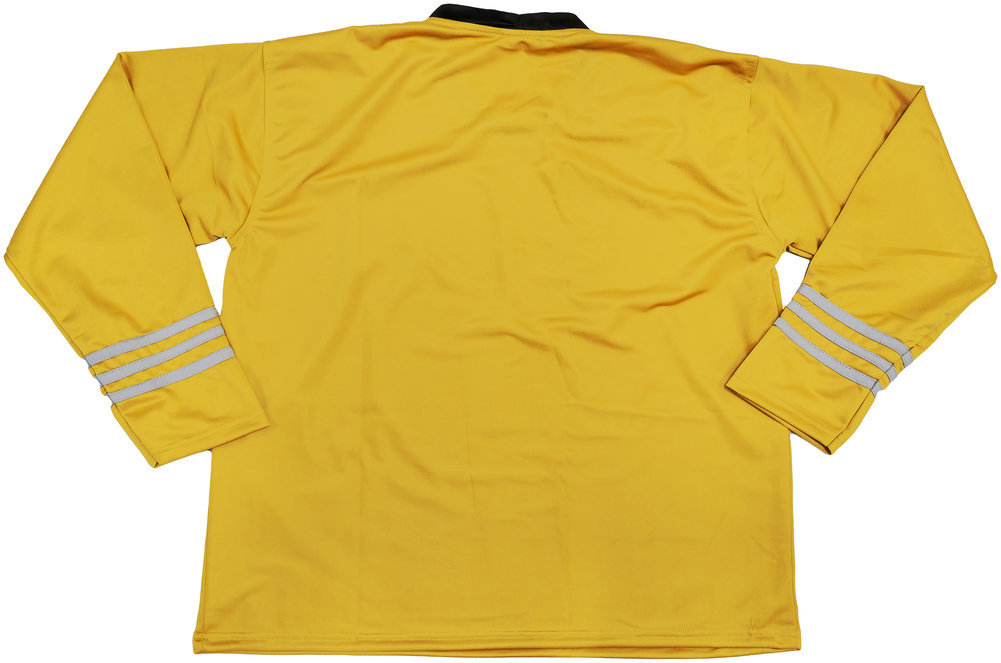 William Shatner Autographed Gold Star Trek Uniform Captain Kirk JSA Image a