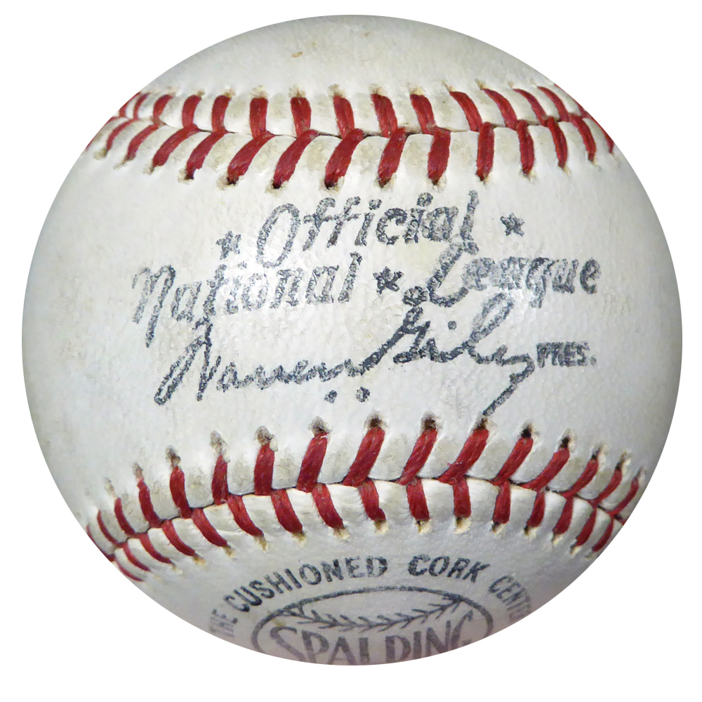 Willie Mays/ Autographed Signed Official Nl Giles Baseball Giants Vintage 1952-57 Signature Best Wishes JSA Image a