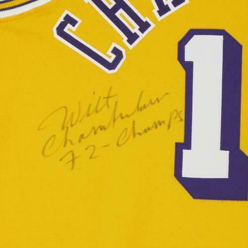 Wilt Chamberlain Autographed Signed Lakers Jersey Fanatics Authentic COA Image a