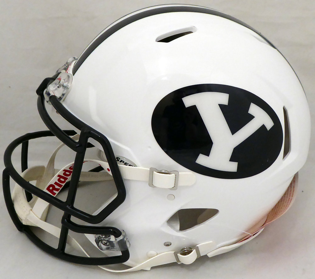 Zach Wilson Autographed Signed Byu Cougars White Full Size Authentic