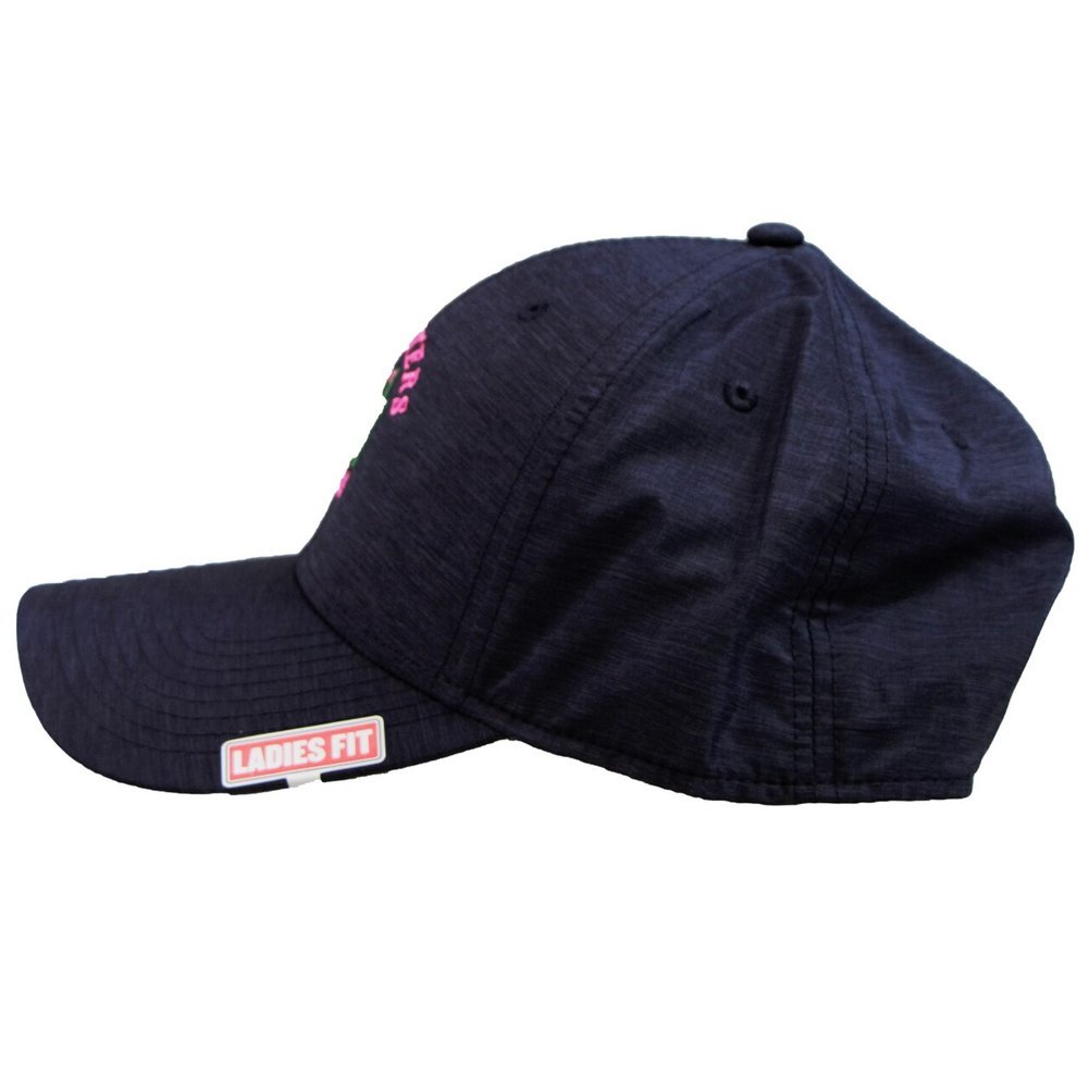 2020 Masters Ladies Performance Hat -Navy with Pink Logo Image a