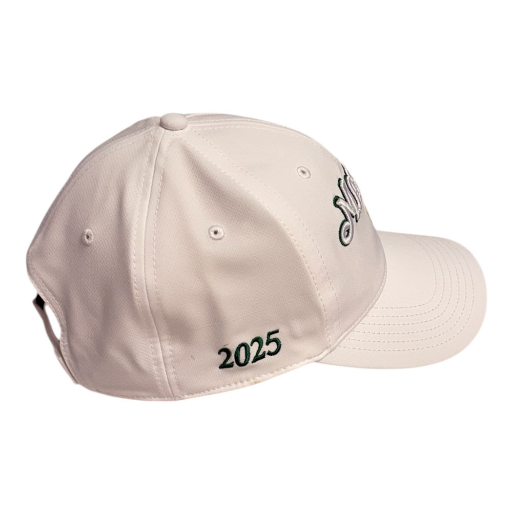 2025 Masters White Performance Tech Hat Image a