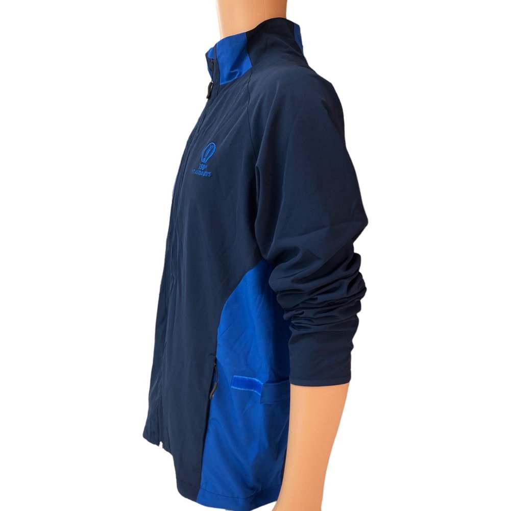 150th British Open St Andrews Navy and Cobalt Proquip Golf Tech Full Zip Wind Jacket Image a