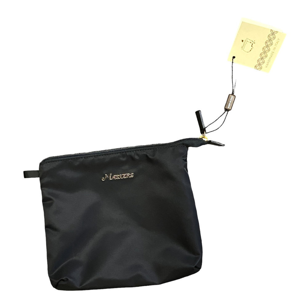Masters Black Made in Italy Collection Nylon Packable Tote Bag Image a