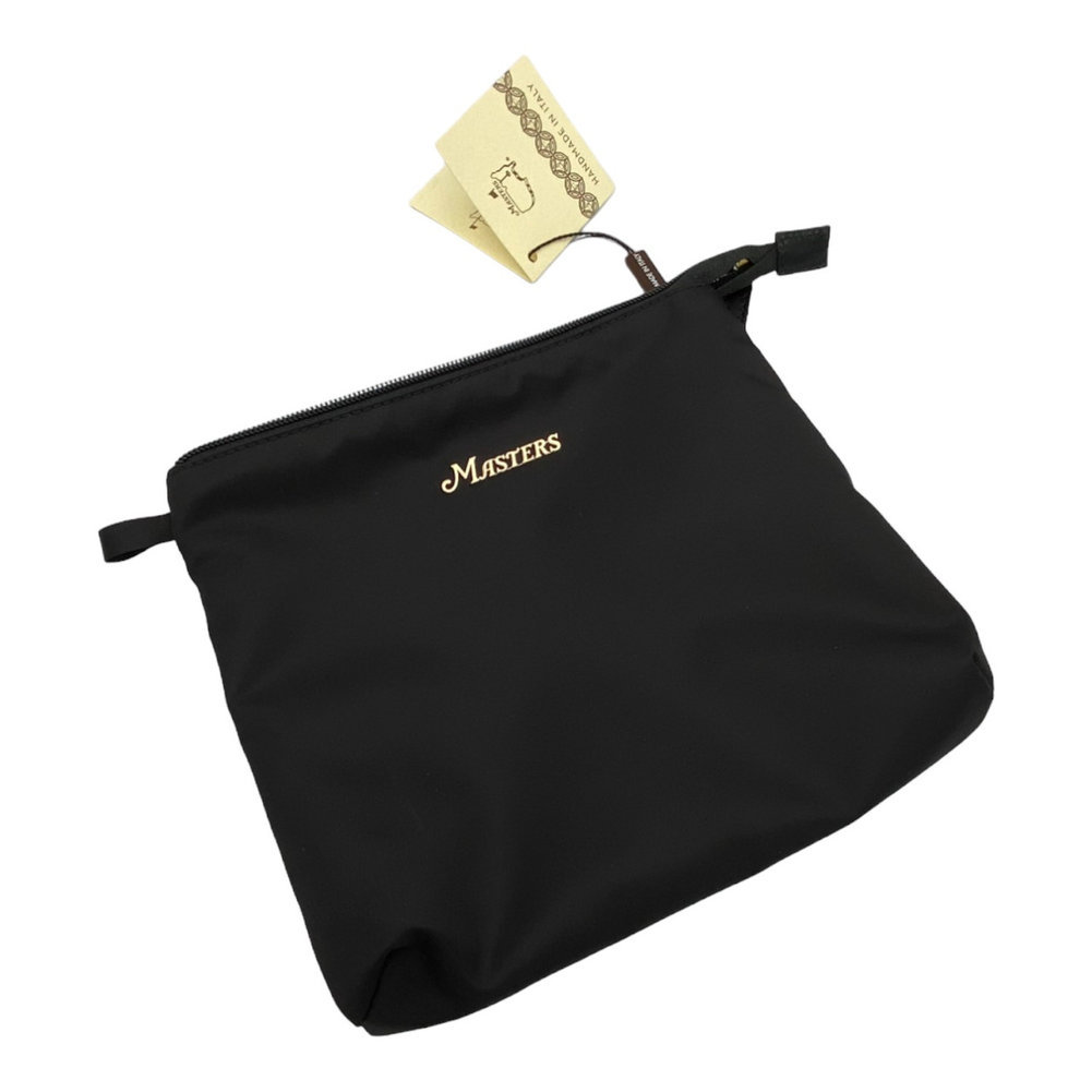 Masters Black Made in Italy Collection Nylon Packable Tote Bag Image a