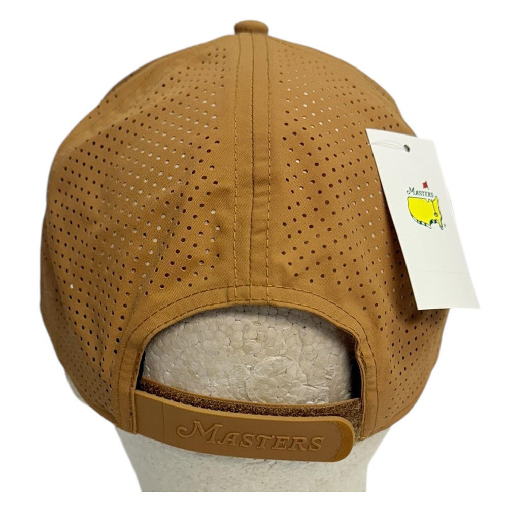 Masters Clay Rope Hat with Green Raised "Masters" Image a
