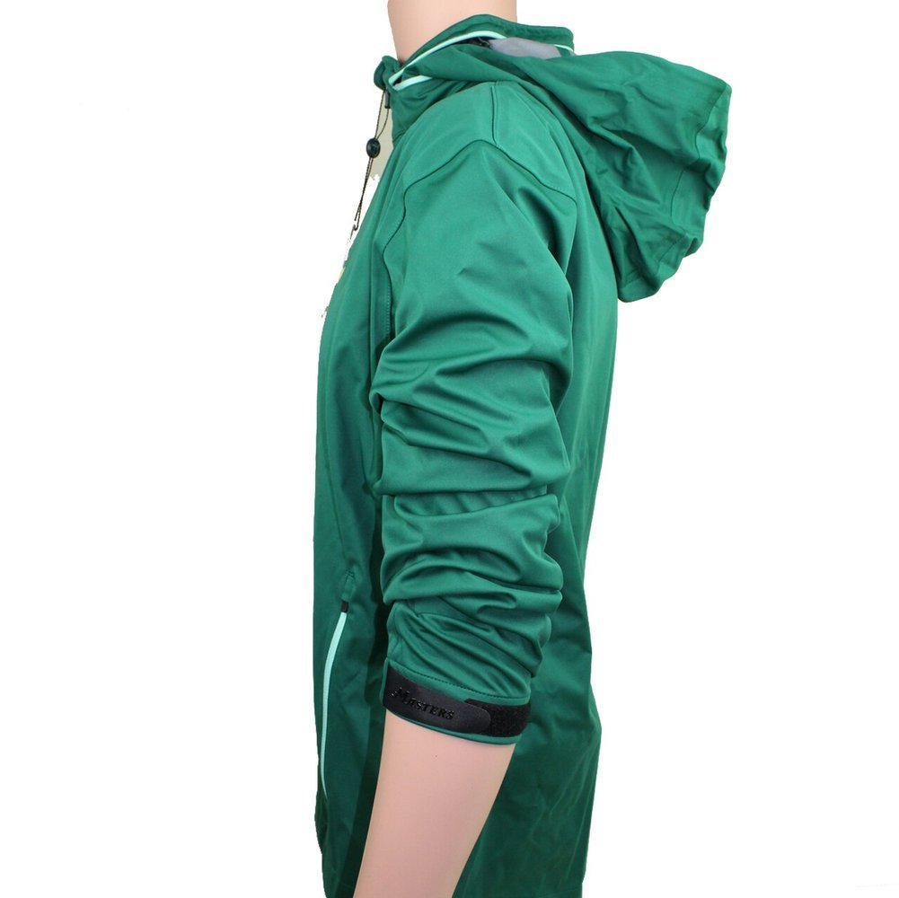 Masters Tech Green Full Zip Wind Jacket with Stowable Hood Image a