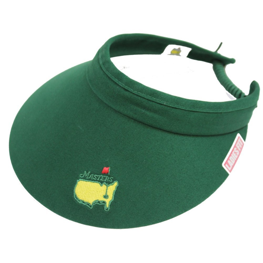 Masters Ladies Green Visor with I-Cord Image a