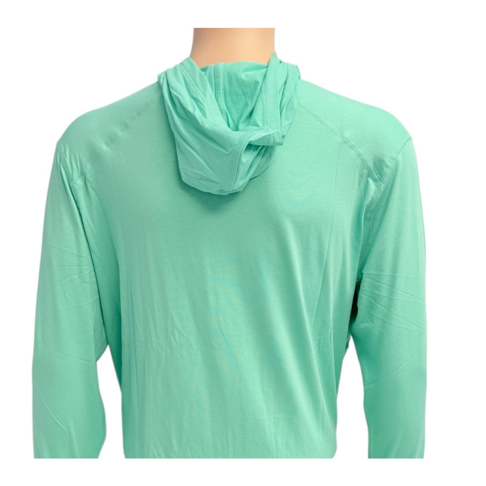 Masters Mint Green Organic Cotton and Bamboo Hoodie Image a