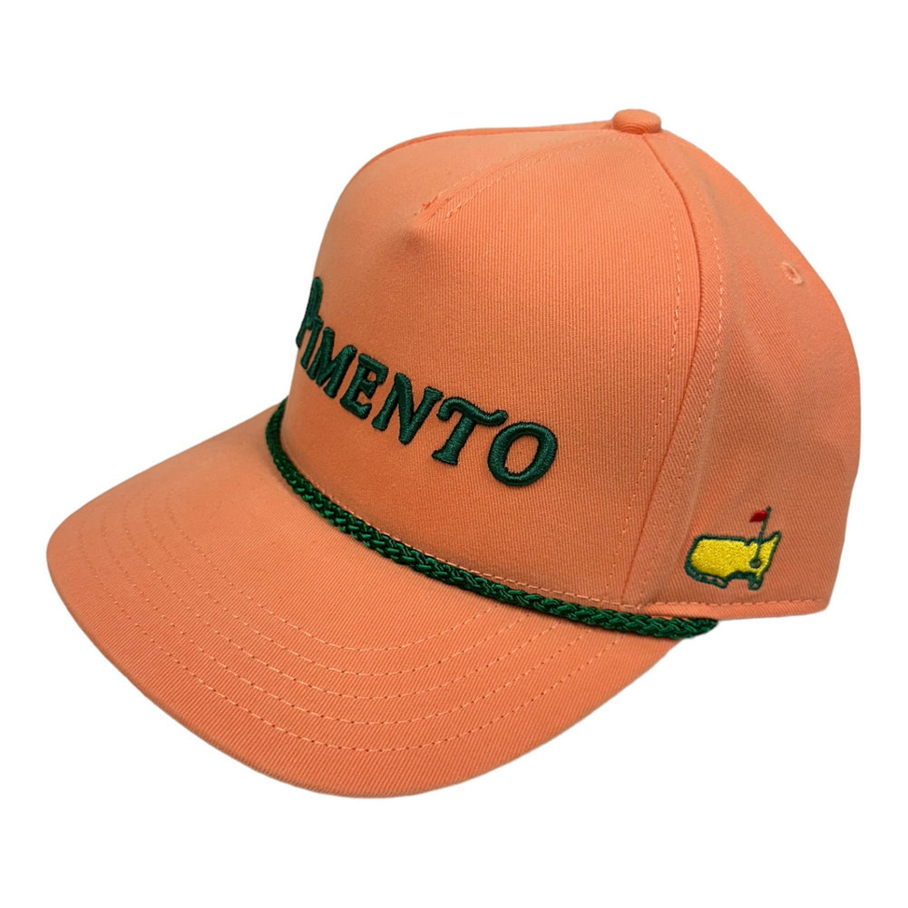 Masters Orange PIMENTO Embroidered Rope Hat Image a