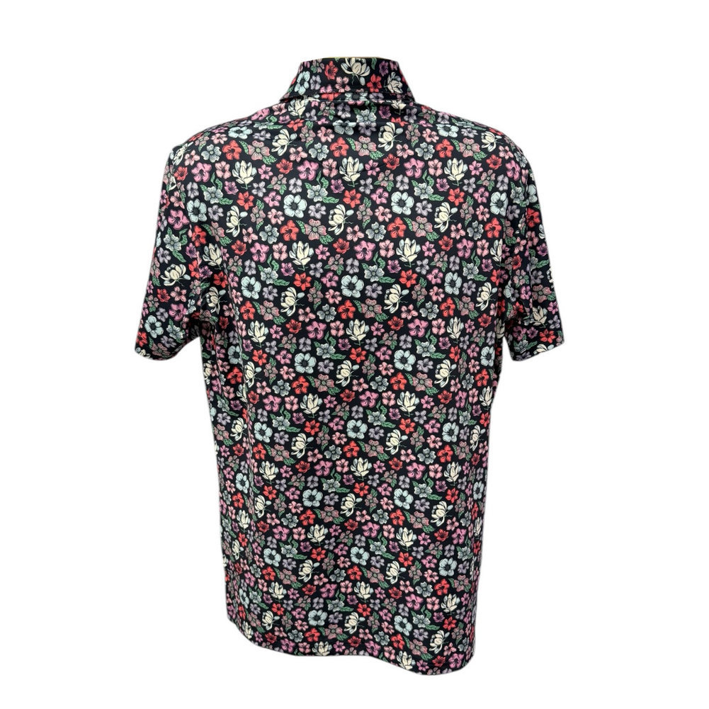 Masters Performance Tech Navy "Flowers of Augusta" Polo Image a