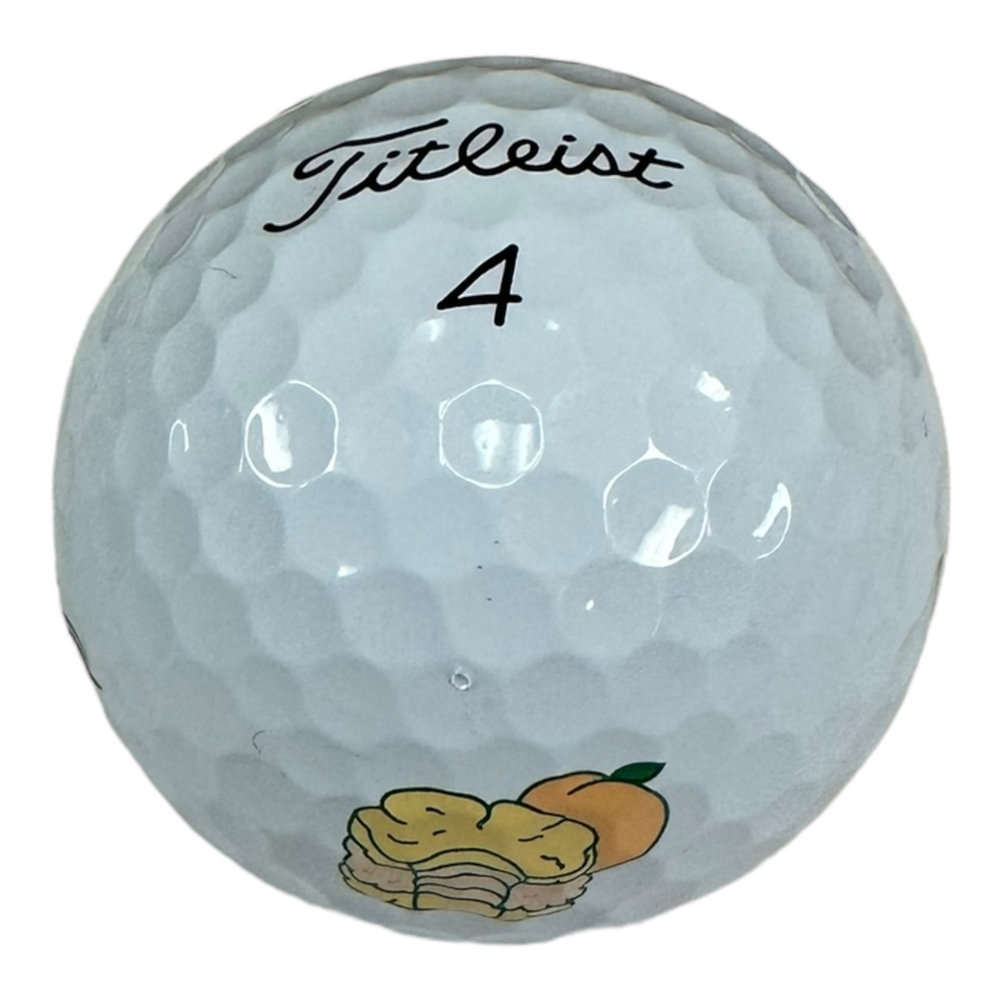 Masters Titleist Concessions Peach Ice Cream Sandwich Icon Pro V1 Golf Ball 3-Pack Image a