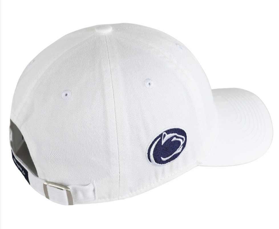 Penn State Nittany Lions White Block S Hat  Image a