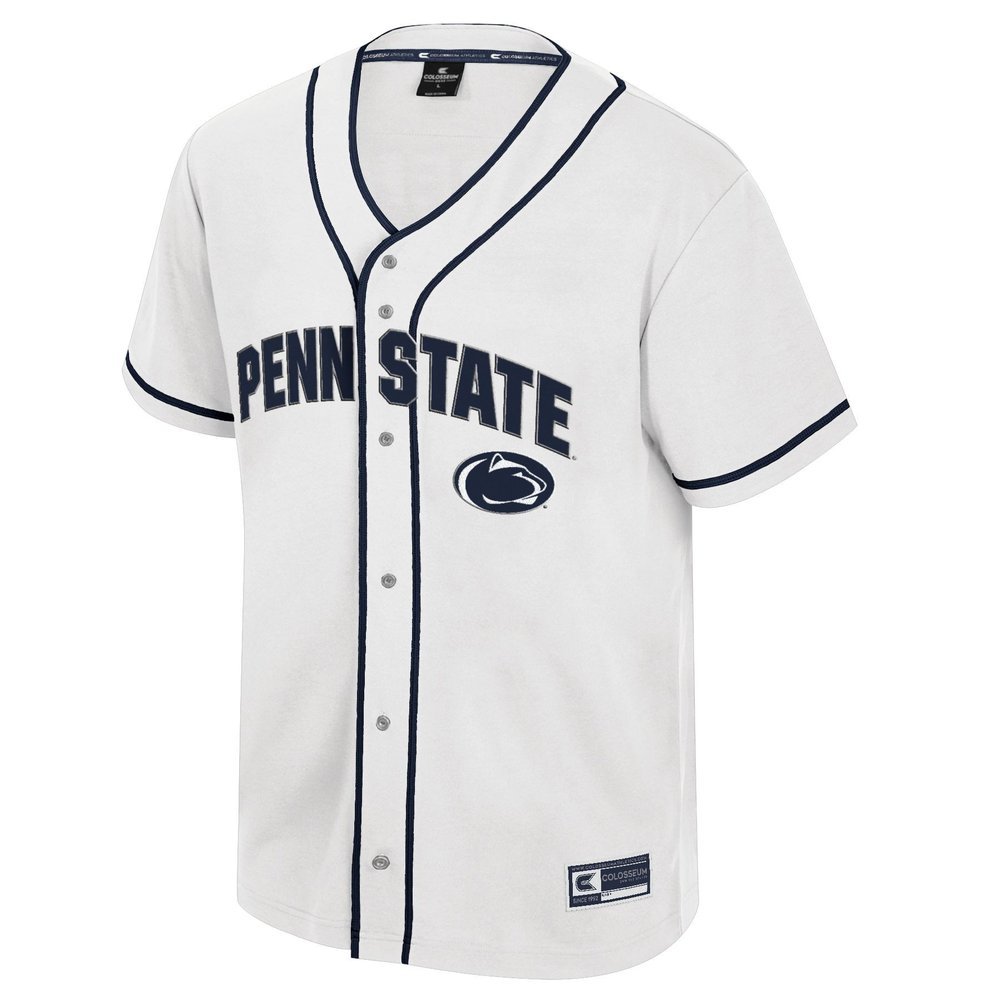 Penn State Adult Embroidered Detonation Baseball Jersey Image a