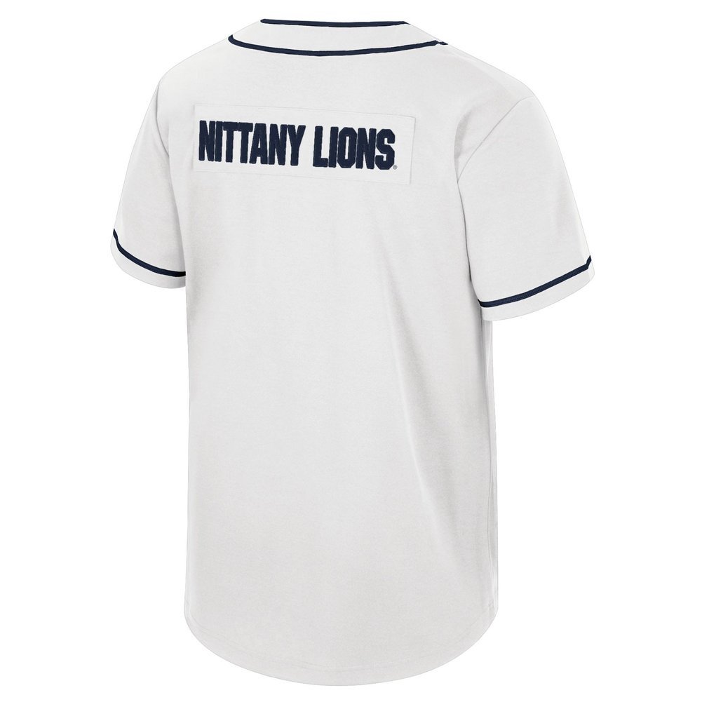 Penn State Adult Embroidered Detonation Baseball Jersey Image a