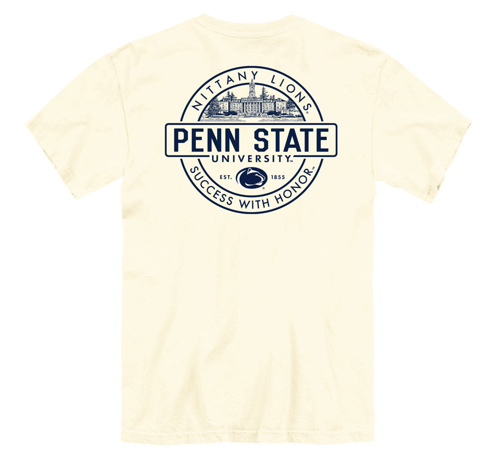 Penn State Success with Honor Comfort Colors Tee Ivory  Image a