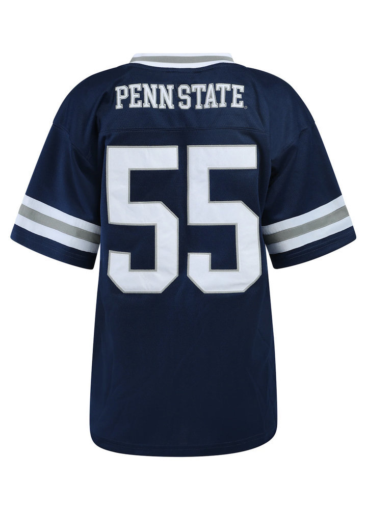Penn State Women   s Button Down Football Jersey Navy  Image a