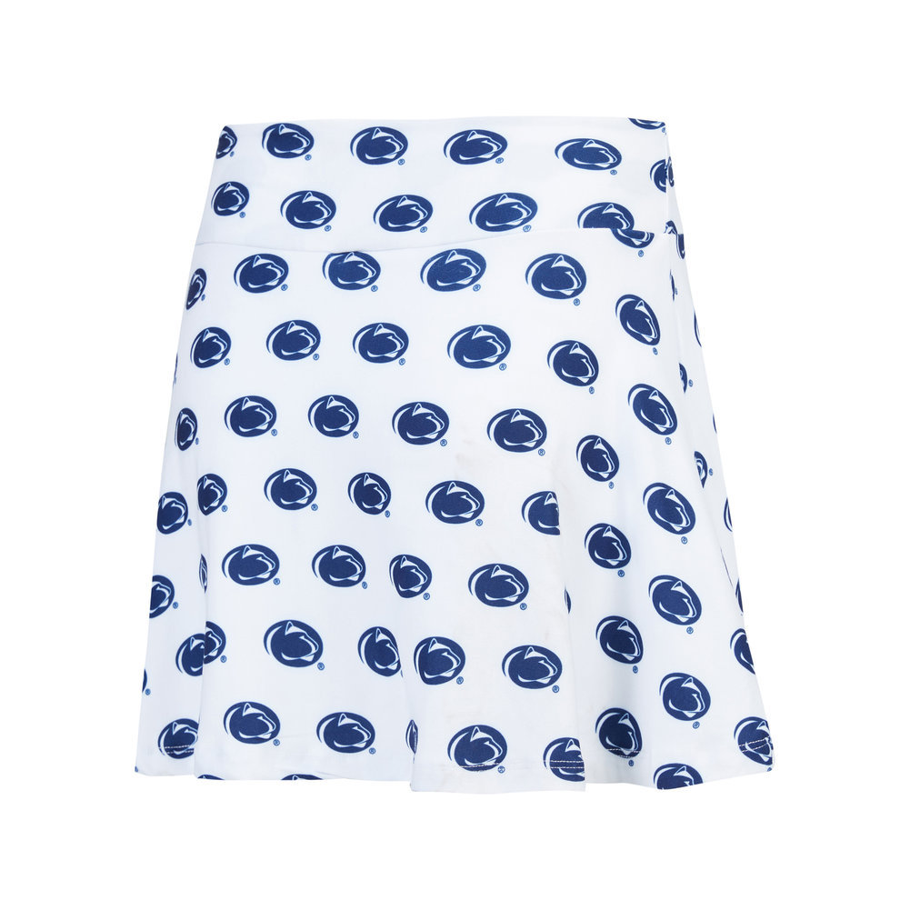Penn State All Over Lion Head Women's Skort White  Image a
