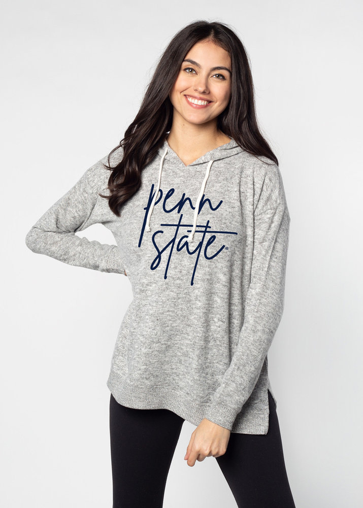 Penn State Cozy Fleece Tunic Hooded Sweatshirt  Image a