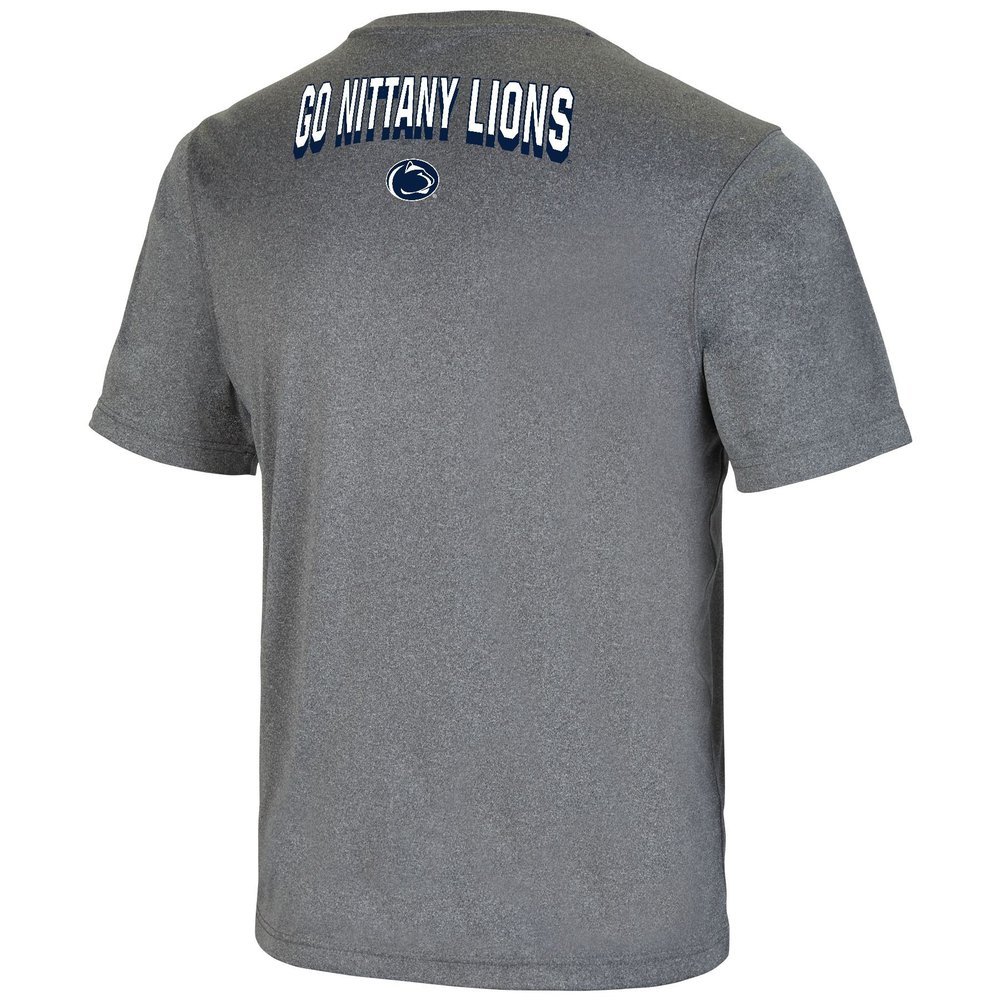Penn State Go Nittany Lions Heather Charcoal Performance Tee  Image a