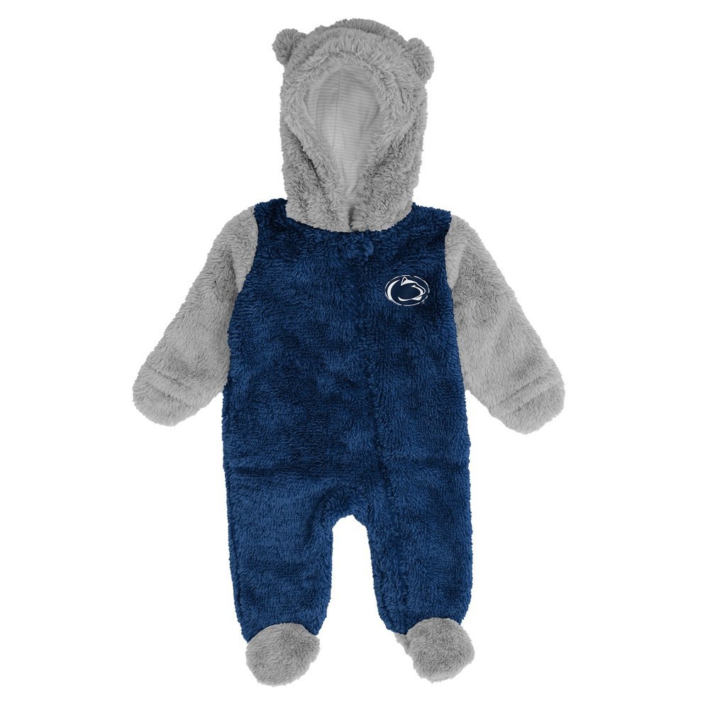 Penn State Infant Nittany Lions Teddy Sherpa Fleece Bunting  Image a