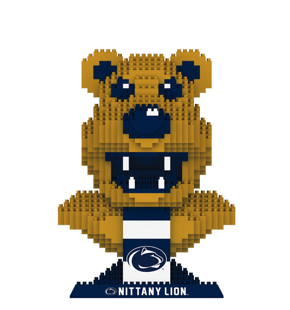 Penn State Nittany Lion Mascot 3D Lego Set Image a