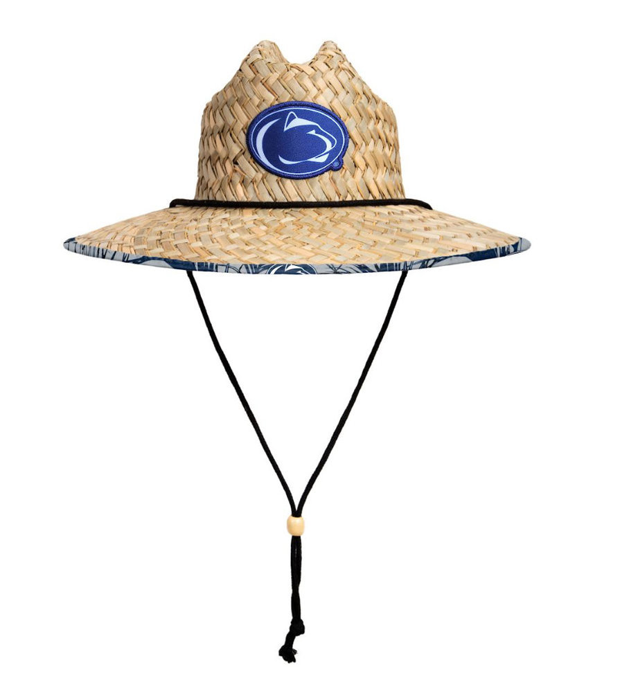 Penn State Nittany Lions Floral Straw Hat  Image a