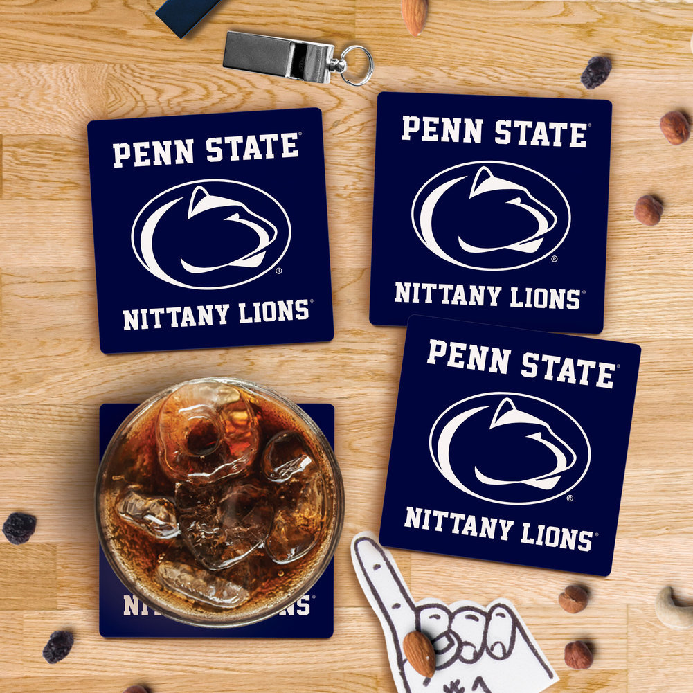 Penn State Nittany Lions Navy Single Ceramic Coaster  Image a