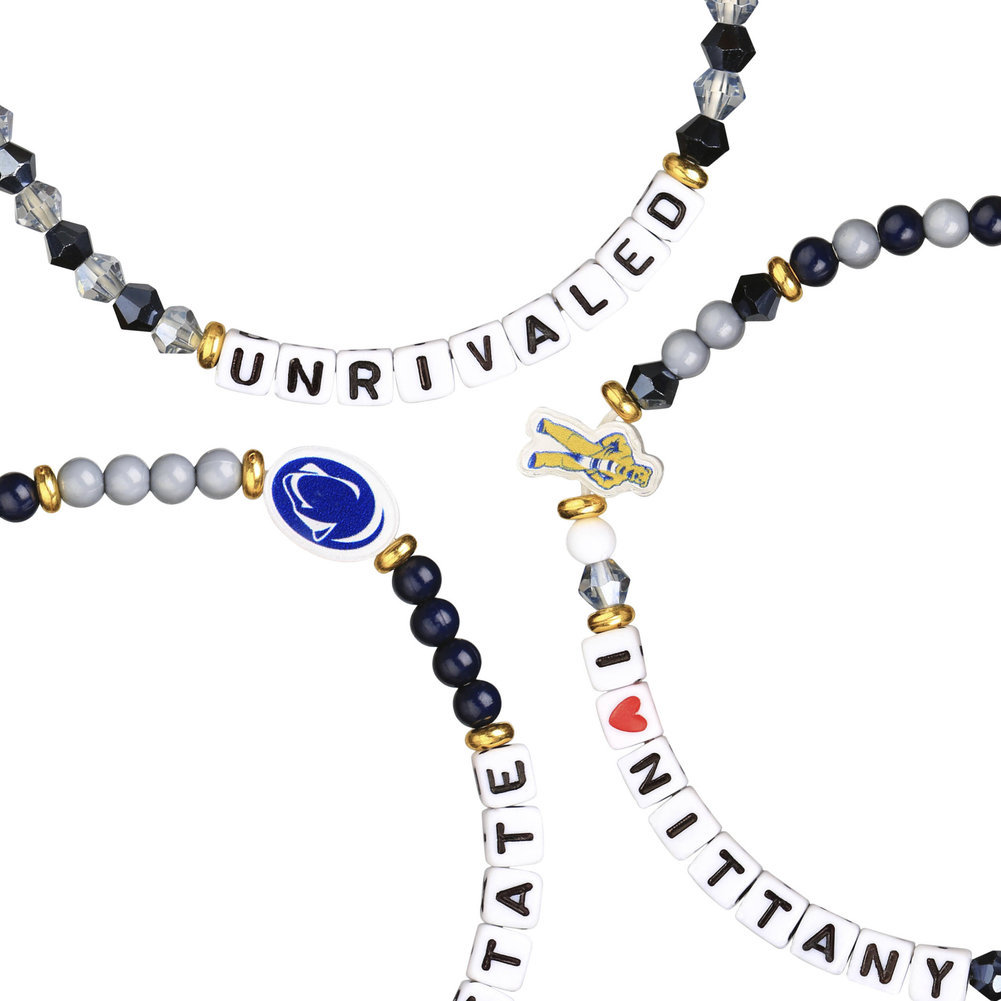 Penn State Nittany Lions Team Friendship Bracelet 3 Pack  Image a
