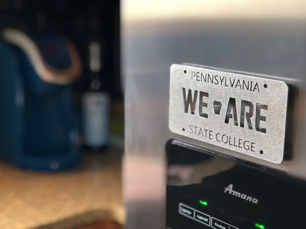 Penn State We Are License Plate Stainless Steel Magnet Nittany Lions 16 99 Price