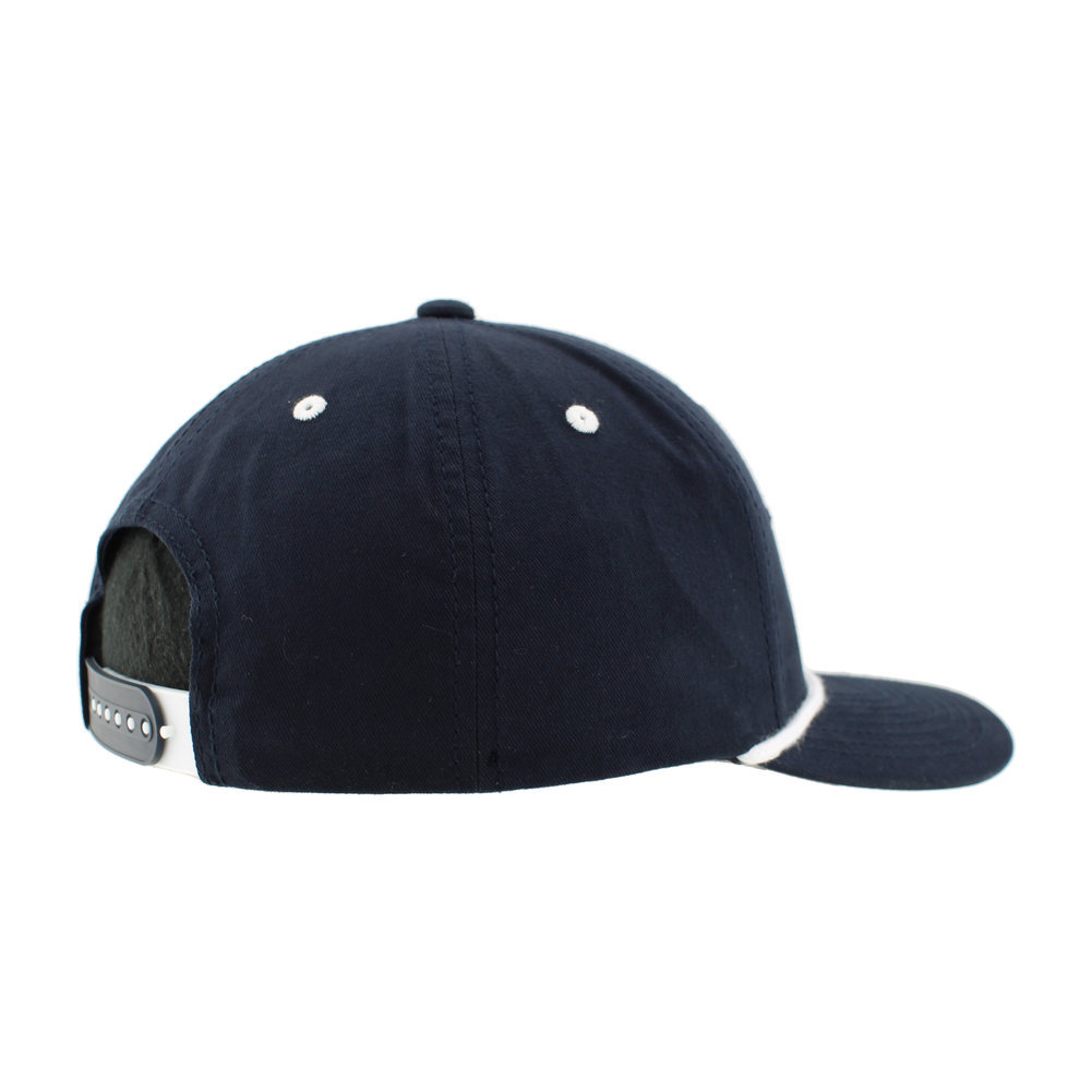 Penn State Vintage Rope Block S Embroidered Navy Snapback Hat  Image a