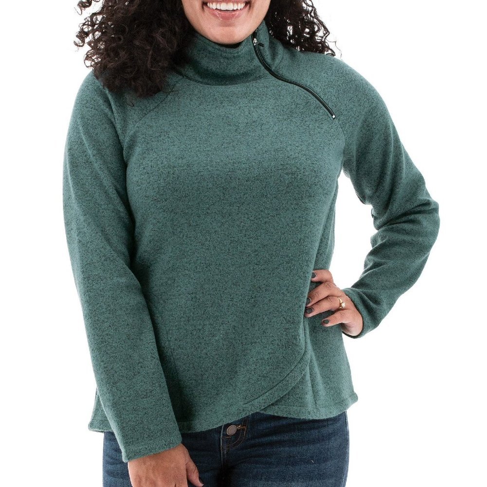 Women''s Harlow Zip Neck Sweater Image a