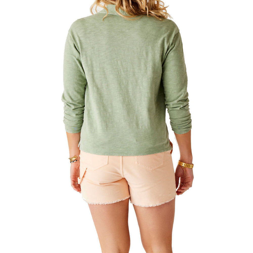 Women's Mara Slub Polo Shirt Image a