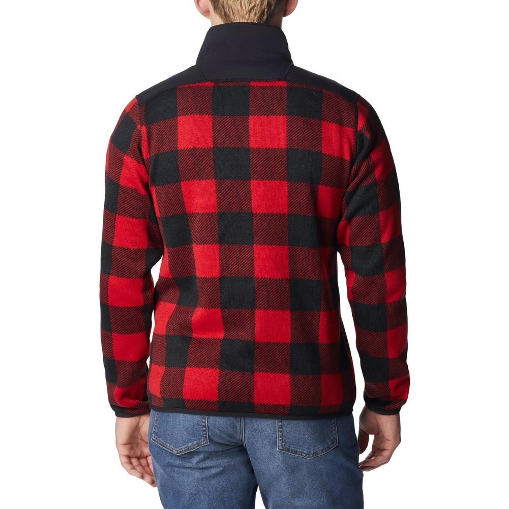 Men's Sweater Weather II Printed Fleece Half Zip Pullover Image a
