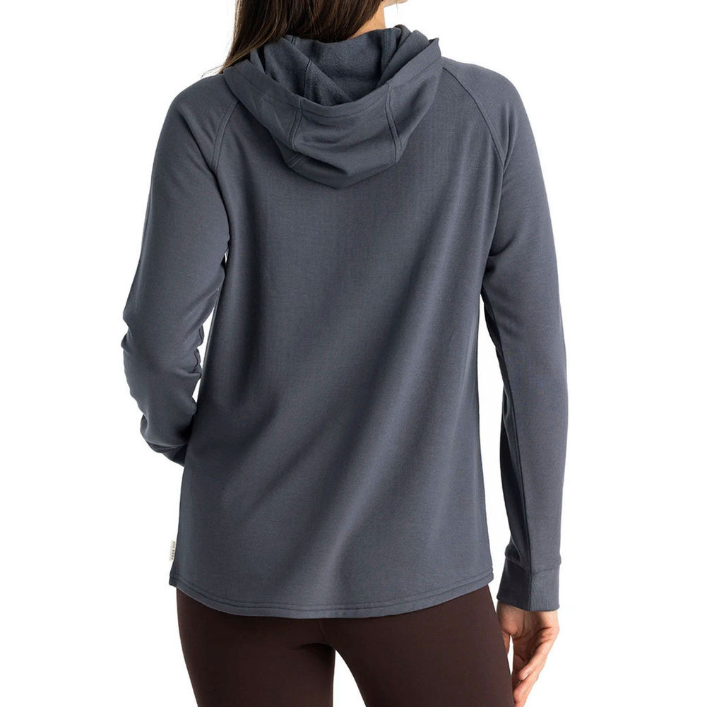 Women's Bamboo Lightweight Fleece Hoodie Image a