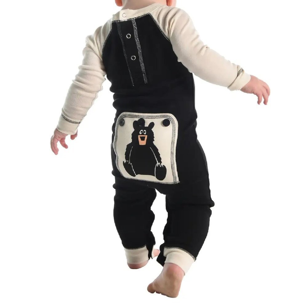 Infant Baby Bear Flapjack Onesie Image a