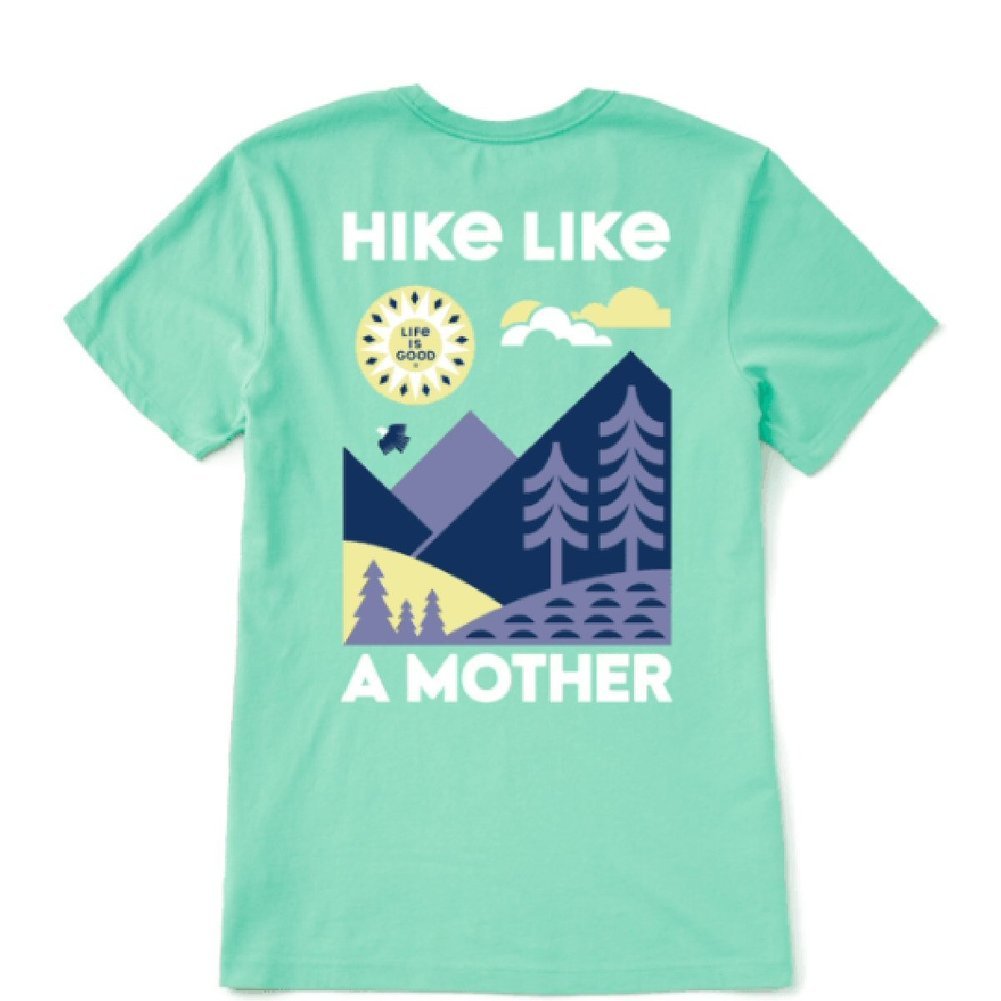 Women's Hike Like a Mother Crusher Tee Shirt Image a