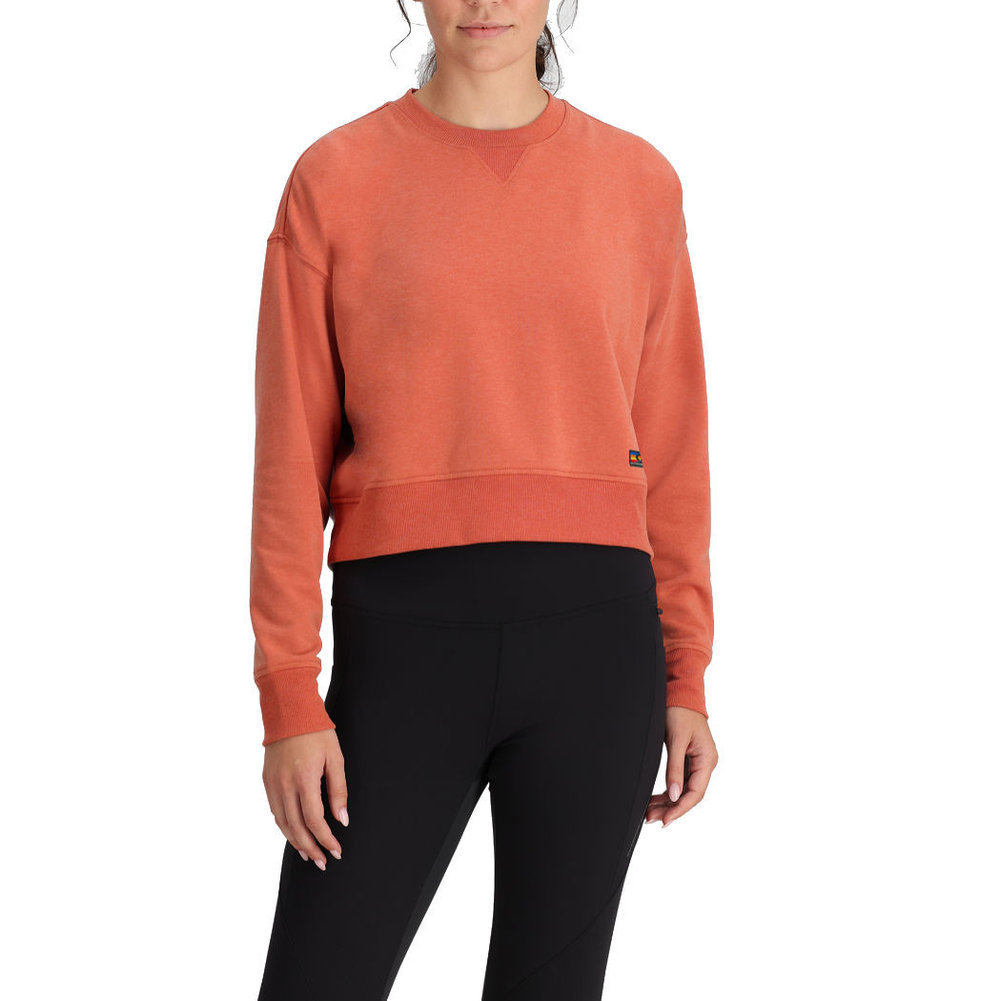 Women's Essential Fleece Crew Sweatshirt Image a