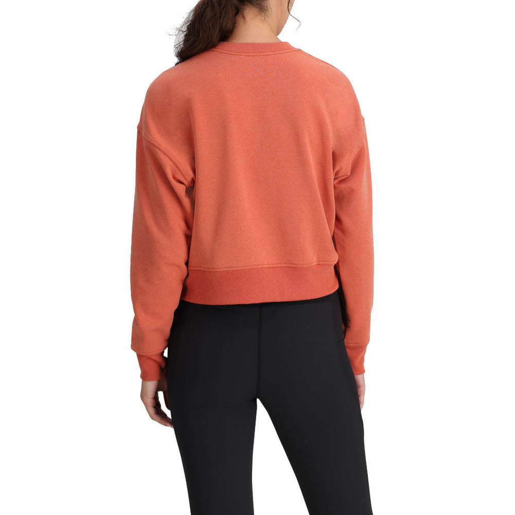Women's Essential Fleece Crew Sweatshirt Image a